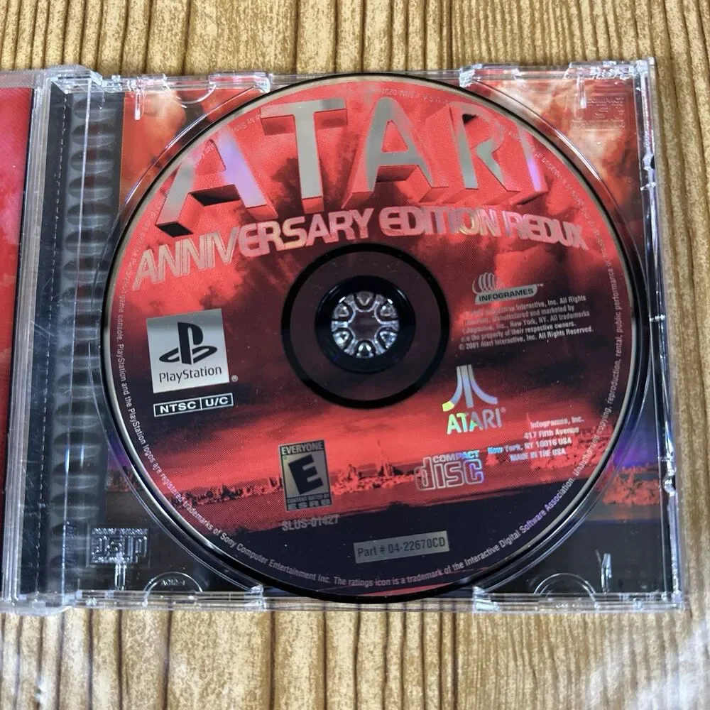 Atari Anniversary‎ Edition Redux (PlayStation 1 PS1) CIB COMPLETE & TESTED